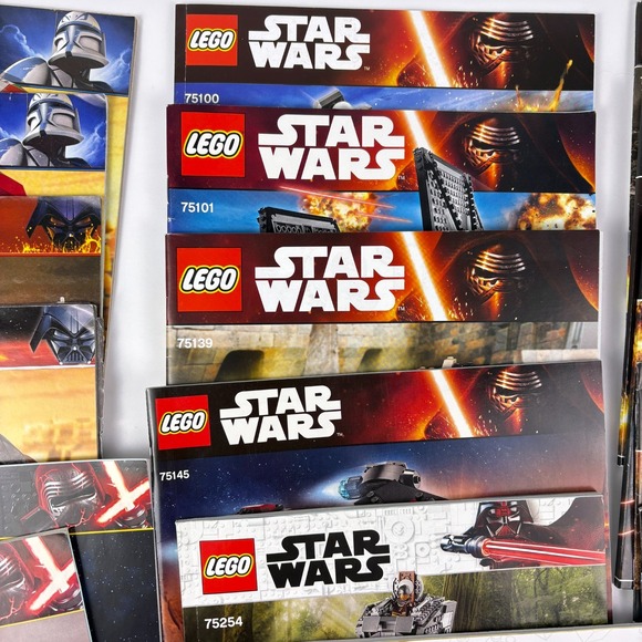 Lego Star Wars Lot of 20 Instruction Manuals Books 6209 7257 8097 75100 READ/SEE - Picture 9 of 13